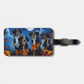 スイス素晴らしハロウィン不気味 ラゲッジタグ (裏面横)