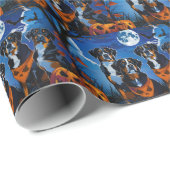 スイス素晴らしハロウィン不気味 ラッピングペーパー (ロールコーナー)