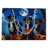 スイス素晴らしハロウィン不気味 ラージペーパーバッグ (裏面)