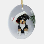 スイス素晴らしマウンテンドッグのクリスマスオーナメント セラミックオーナメント (右)