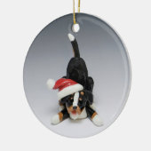 スイス素晴らしマウンテンドッグのクリスマスオーナメント セラミックオーナメント (左)