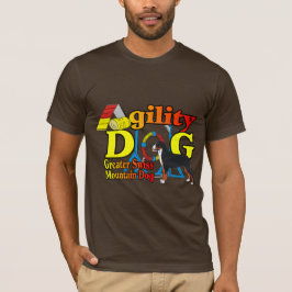 スイス素晴らしマウンテンドッグアジリティ Tシャツ