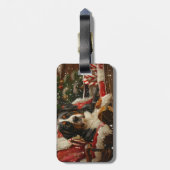 スイス素晴らしマウンテンドッグクリスマスフェスティバル ラゲッジタグ (裏面縦)