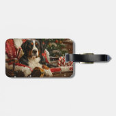 スイス素晴らしマウンテンドッグクリスマスフェスティバル ラゲッジタグ (裏面横)