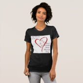 スイス素晴らしマウンテンドッグハートが所有 Tシャツ (正面フル)