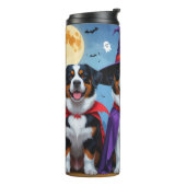 スイス素晴らしマウンテンドッグパンプキンハロウィンおもしろい タンブラー (回転左)