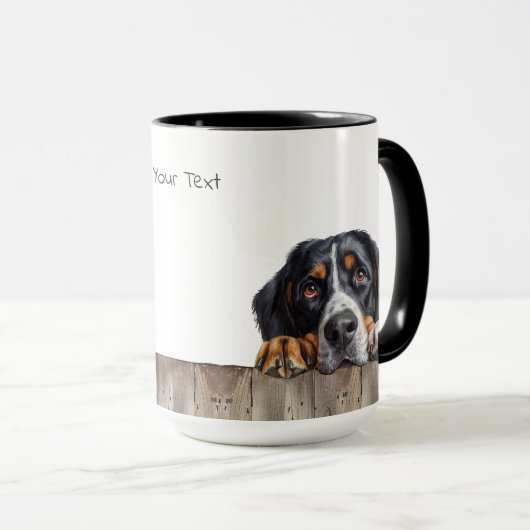 スイス素晴らしマウンテンドッグマグ マグカップ (正面右)