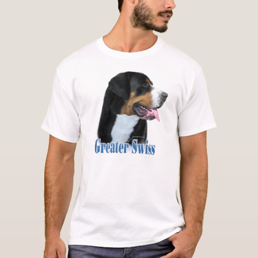 スイス素晴らしマウンテンドッグ名 Tシャツ (正面)