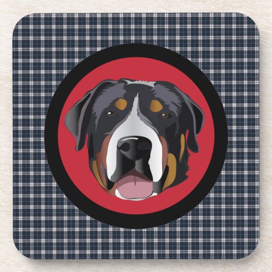 スイス素晴らしマウンテンドッグ コースター (正面)