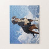 スイス素晴らしマウンテンドッグ ジグソーパズル (縦)