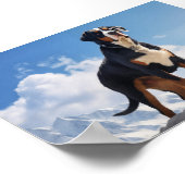 スイス素晴らしマウンテンドッグ ポスター (角)