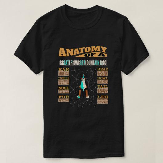スイス素晴らしマウンテンドッグTシャツ Tシャツ (デザイン正面)