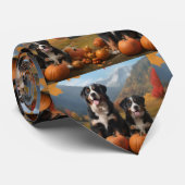 スイス素晴らしマウンテンパップオータムデライトカボチャ ネクタイ (ロール)