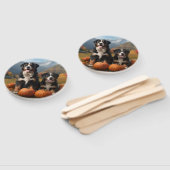 スイス素晴らしマウンテンパップオータムデライトカボチャ ハンドファン (組立なし)