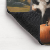 スイス素晴らしマウンテンパップオータムデライトカボチャ マウスパッド (コーナー)