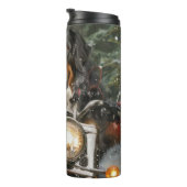 スイス素晴らしマウンテンライディングオートバイクリスマス タンブラー (回転右)