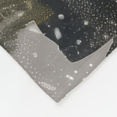 スイス素晴らしマウンテンライディングオートバイクリスマス フリースブランケット (角)