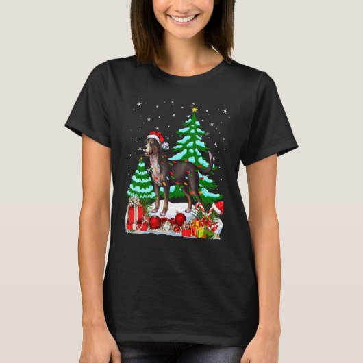 スイス素晴らしマウンテン犬のクリスマスクリスマスかわいい Tシャツ (正面)