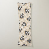 スイス素晴らしマウンテン絵を描ドッグオリジナルアート ボディピロー (正面縦)