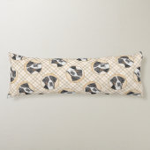 スイス素晴らしマウンテン絵を描ドッグオリジナルアート ボディピロー (正面)