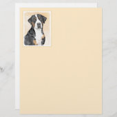 スイス素晴らしマウンテン絵画ドッグズ – オリジナルアート (正面/裏面)