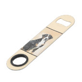 スイス素晴らしマウンテン絵画ドッグズ – オリジナルアート スピード栓抜き (裏面アングル)