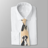 スイス素晴らしマウンテン絵画ドッグズ – オリジナルアート ネクタイ (タイ)