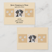 スイス素晴らしマウンテン絵画ドッグズ – オリジナルアート 名刺 (正面/裏面)