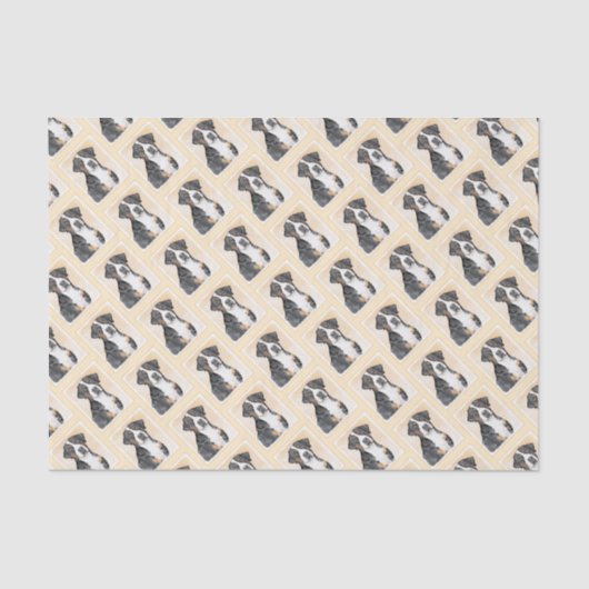 スイス素晴らしマウンテン絵画ドッグズ – オリジナルアート 薄葉紙 (正面)