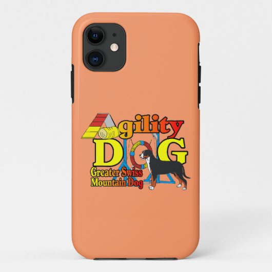 スイス素晴らしムントンドッグアジリティ Case-Mate iPhoneケース (裏面)