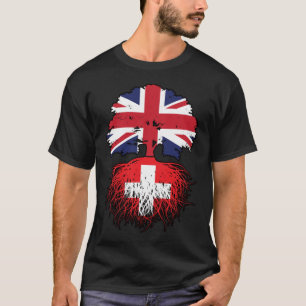 スイス英国統一された王国 Tシャツ