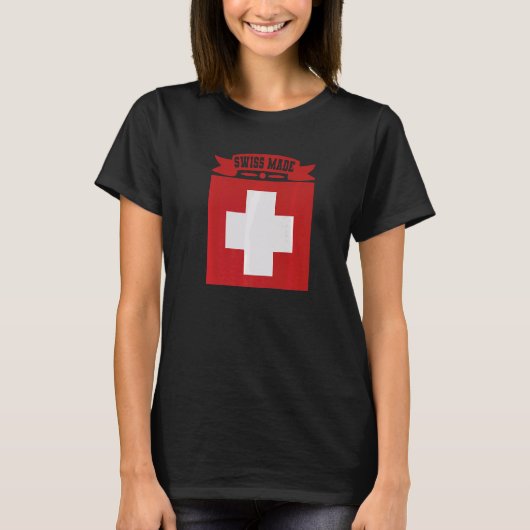 スイス製 スイス 1 Tシャツ (正面)