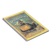 スイス観光ガイドヴィンテージカバーアート ノートブック (右側)