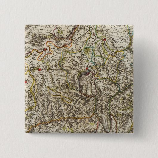 スイス語-スイス 缶バッジ (正面)