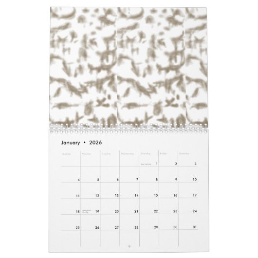 スイス赤と白国旗がブルーレイの下に揺れ澄んる カレンダー (1月 2026)