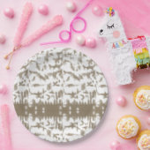 スイス赤と白国旗がブルーレイの下に揺れ澄んる ペーパープレート (パーティー)