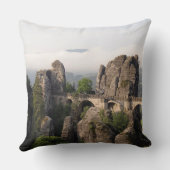 スイス連邦共和国のサクソンの枕のBastei橋 クッション (裏面)