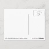 スイス連邦共和国のサクソンの郵便はがきのBastei橋 ポストカード (裏面)