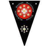 スイス連邦共和国のパーティーの旗布の旗 バンティングフラッグ (第3の旗)