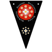 スイス連邦共和国のパーティーの旗布の旗 バンティングフラッグ (第1の旗)