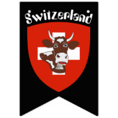 スイス連邦共和国のパーティーの旗布の旗 バンティングフラッグ (第1の旗)