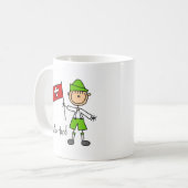 スイス連邦共和国のマグ コーヒーマグカップ (正面左)