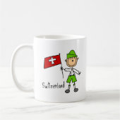 スイス連邦共和国のマグ コーヒーマグカップ (左)