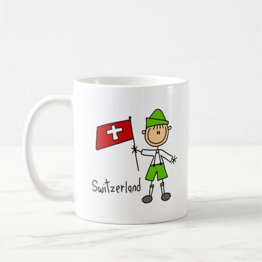 スイス連邦共和国のマグ コーヒーマグカップ (左)