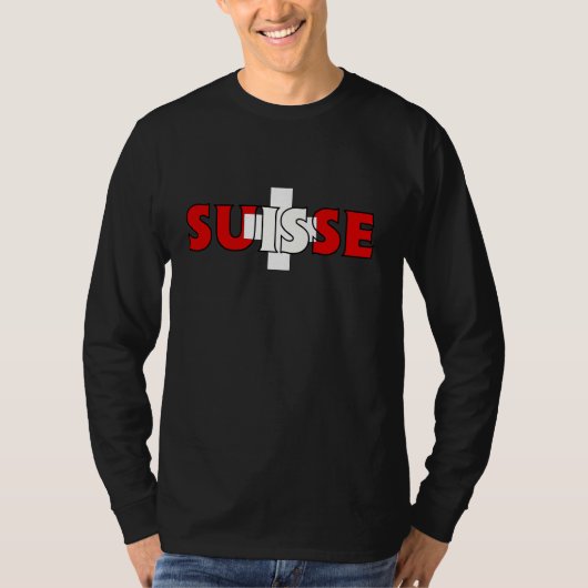 スイス連邦共和国のワイシャツ Tシャツ (正面)