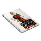 スイス連邦共和国のヴィンテージ旅行ポスター ノートブック (右側)