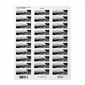 スイス連邦共和国の場所の列車 ラベル (フルシート)