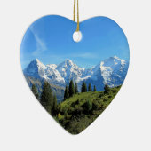 スイス連邦共和国の威厳のあるで美しい山 セラミックオーナメント (右)
