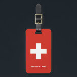 スイス連邦共和国の旗の荷物のラベル ラゲッジタグ<br><div class="desc">荷物のラベルはスイス連邦共和国の旗を、"スイス連邦共和国"の文字変更することができますあなたの必要性に合うために含んでいます。 カスタム化のための助けを私を連絡するために必要としたら自由に感じて下さい。</div>
