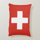 スイス連邦共和国の旗 アクセントクッション (裏面(縦))
